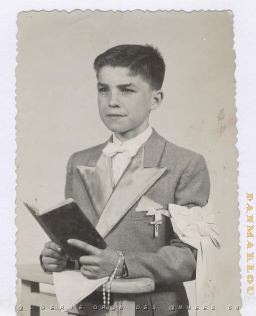 COMMUNIONS ORAN DU PATRONAGE ORAN DE LA JUS SAINT LOUIS  1956 EMILE SARBONI.JPG
